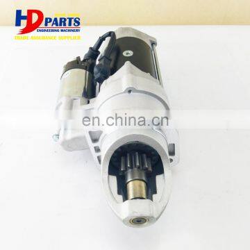 DE08 D1146 Engine Starter Motor For Excavator Parts 24V 11T