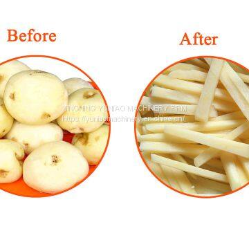 Restaurant Cafeteria Using Ginger Yam Taro Chinese Vegetable Carrot Slicer Fried Sweet Potato Slice Cutting Machine WT/8613824555378 photo-2