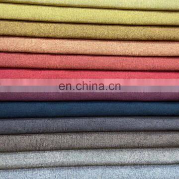 Sofa Fabric High quality upholster 100% polyester woven trending products coating sofa linen look fabric