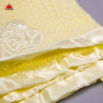High Quality 100% Cotton Woven Baby Blanket Cloud Pattern for Africa Kenya photo-3
