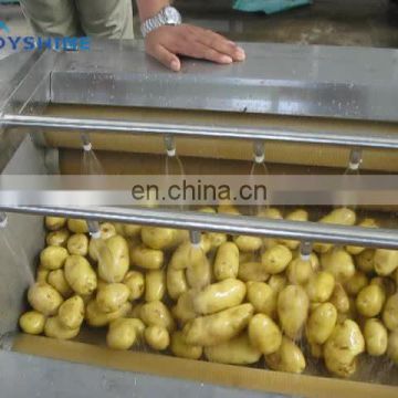 High efficiency commercial ginger patatos peeling machine potato brush peeler machine