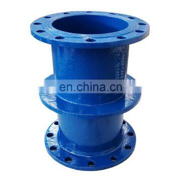 double flange with puddle flange ductile iron pipe fittings