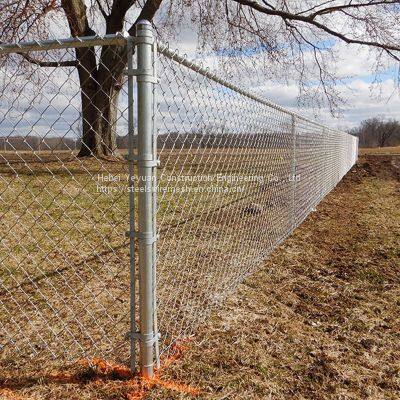 Chain Link Fence Green Chain Link Fencing Metal Palisade Fencing Stainless Steel Woven Mesh photo-4