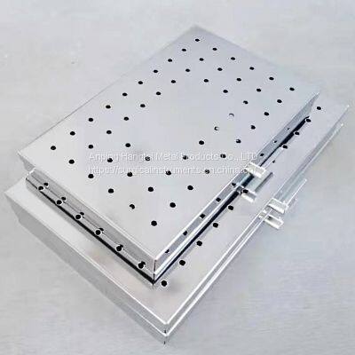 Stainless steel trays for disinfection and storage