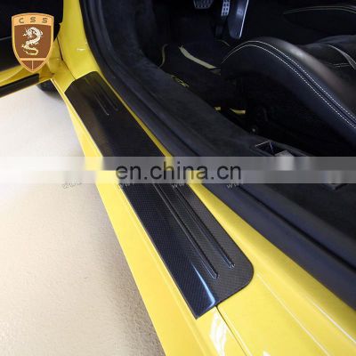 Best Brand Real Carbon Fiber Car Side Pedal Door Sill For Ferrari 458