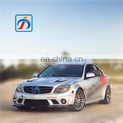 W204 C63 Body Kit 2008 2010 W204 Front Bumper Side Skirt Rear Bumper