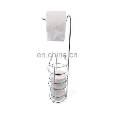 Nordic Bathroom Standing Tissue Roll Towel Holders Stand Shelf Kitchen Metal Modern Toilet Paper Holder