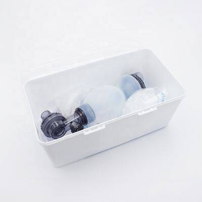 High Quality CE Silicone Medical Manual Resuscitator Ambu Bag photo-3
