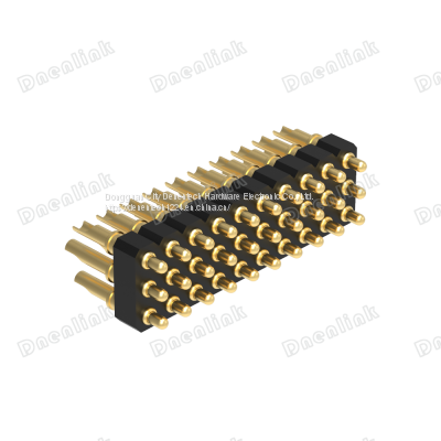 Dnenlink 2.54mm pitch Triple Row H2.5mm  Male HeaderSolder PogoPin header