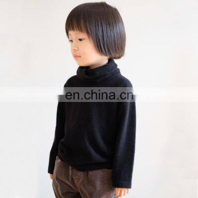 Baby and Kids Cashmere Turtle Neck Cashmere Pullover Sweater