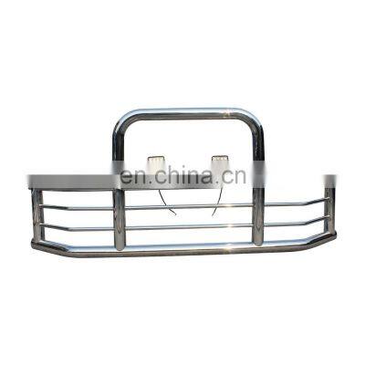 Freightliner Cascadia Vnl Bumpers Semi Truck Parts Stainless Steel Bumper with light