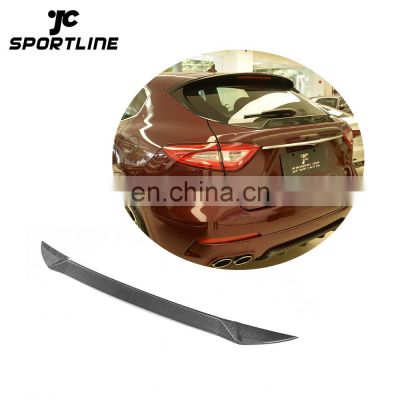 Carbon Fiber Hatchback Rear Spoiler for Maserati Levante S Sport Utility 4-Door 2016-2017