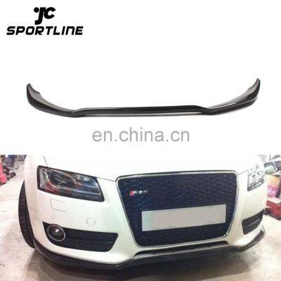 09~11 A5 Carbon Fiber Front Lip Spoiler For Audi A5 2D 4D