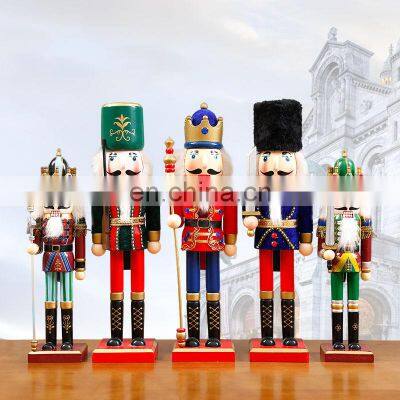 American creative nutcracker puppet children's room tabletop decorations