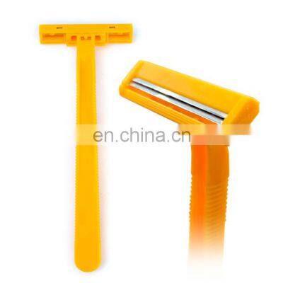 Factory new product yellow men shaver wholesale disposable men trimmer shaver