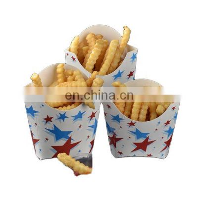 Sunkea Disposable printed fast food chips scoop cup