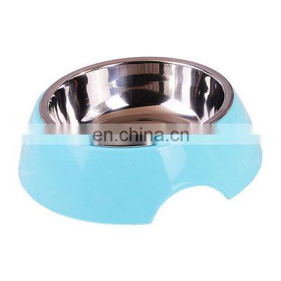 Top Quality Cats Dogs Eco Friendly Plastic Slow Feeder Stainless Steel Dog Bowl Logo photo-5