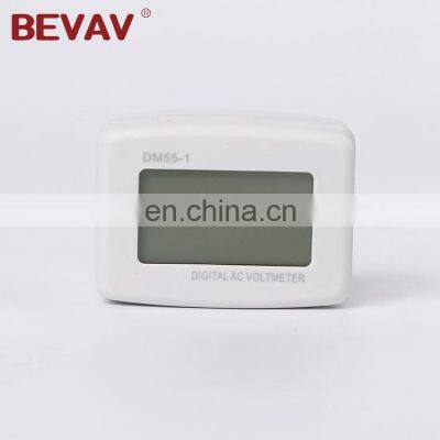 DM55-1 220V AC LCD Digital Voltmeter Plug Header AC110-300V Electronic photo-3