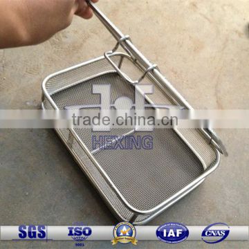 304 Stainless Steel Wire Mesh Disinfection Basket| Medical Clean Basket