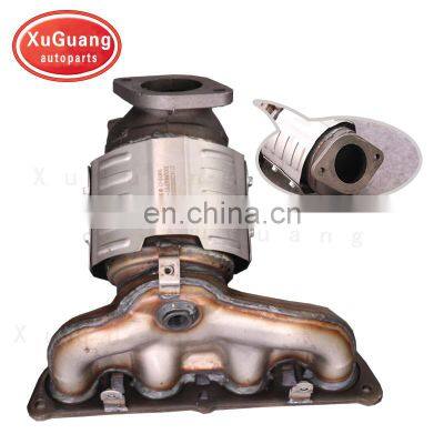 Hot sale Direct fit Exhaust manifold with Front catalytic converter for Korean hyundai Sonata 2.4