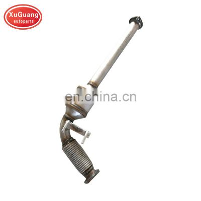 XUGUANG Hot sale second part direct fit catalytic converter for Great wall Haval H9 hover with flexible pipe