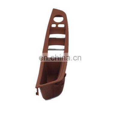 LHD 1pcs for 2010-2016 BMW 5 Series F10 F18 Car Front Rear Right Left Interior Door Handle Inner Door Panel Pull Trim Cover photo-4