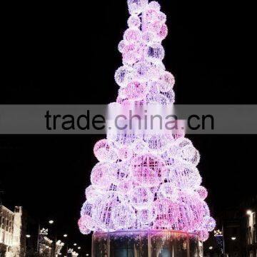 New design 10m giant commercial christmas tree artificial