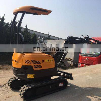 Factory 2 ton bucket wheel excavator crawler 2000kg used excavator mini for sale