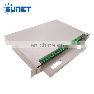 Hot Sale FTTH 12-24 Core Sc/FC/St/LC Rack Mount Splicing Fiber Optic Patch Panel/Termination Box/ODF photo-5