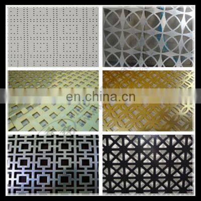 3mm Aluminum Perforated Sheet Laser Cut Screen