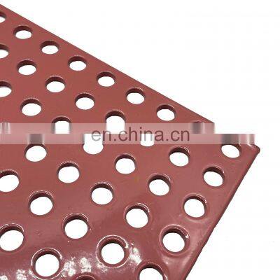 Custom galvanized or aluminum perforated metal mesh flat plate