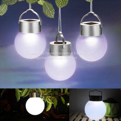 Spherical Solar Hanging Lamp Outdoor LED Spherical Hanging Lamp Waterproof Courtyard Small Night Lamp Garden Hanging Lamp photo-2