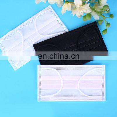 Fast Delivery Disposable Surgical 3ply Holder Face Mask With Design Pink Mouth Mask With Earloop photo-4