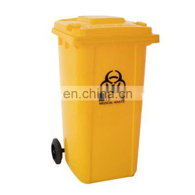 Cheap Prices Hospital Medical Trash Can Underground 240 Liter Garbage Bin Outdoor Yellow Plastic Waste Containers