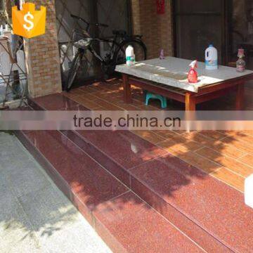 Cheap Polished Imperial Red Granite Flooring Slabs photo-2