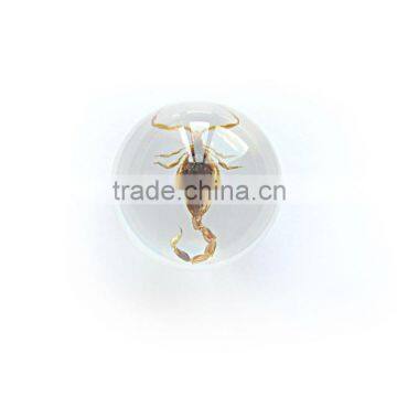 Highly transparent acrylic insect ball