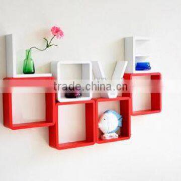 Christmas various colors wooden hanging storage rack
