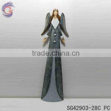 Large Angel Statues With Rusty Metal Guardian Angel Statue photo-6