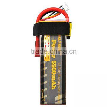 You&me 4S 35C 5500mah 14.8V lithium lipo battery for Rc Helicopter Drone Truck Boat