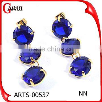 2016 Trending Products 2 Gram Gold Beautiful Designed Earrings Jewelry Fashion Earrings photo-3