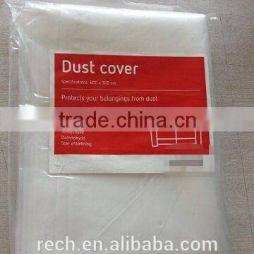 China quality low price Plastic painter protect transparent drop sheet