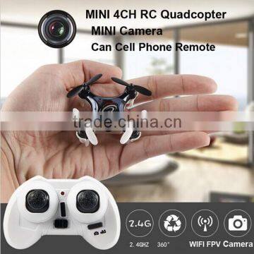 2016 Newest design Cell phone control Mini Drone with Camera 2.4G 4CH 6-axis RC Quadcopter Nano Drone RC WIFI FPV Drone toys