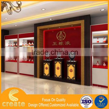 Guangzhou factory OEM/ODM wine retail store display cabinet for wine & cigarette exhibition& advertisement&promotion stand