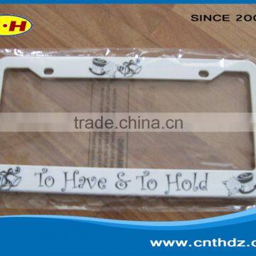 Production of all kinds of plastic products license plate frame