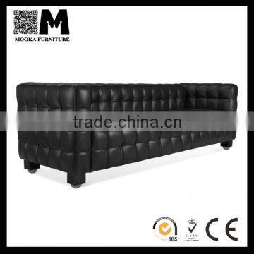 Soft Leather Home Sofa Jospeh Hoffman Sofa Good Design Leather 3 Seat Sofa