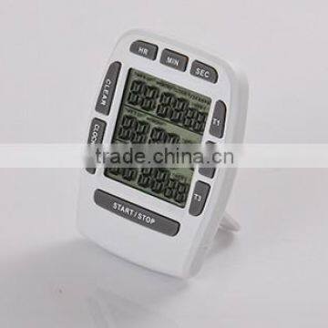 Digital Timer LCD Multi-Channel smart Kitchen Timer time 99 hours