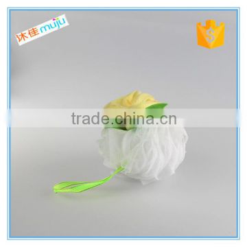 Promotional Colorful Soft baby bath sponge , body shower puff mesh sponge