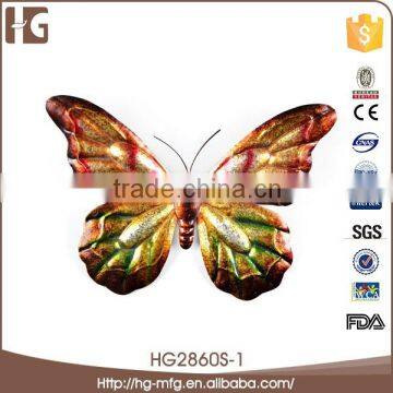 High quality new product metal wall decoration butterflies