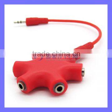 Multi Connectors Music Adapter Earphone Splitter For All 3.5MM Devices