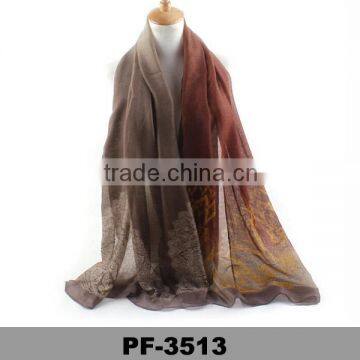 Clearance Xmas Gift Beautiful Rainbow Chiffon Shawl Wrap Scarf